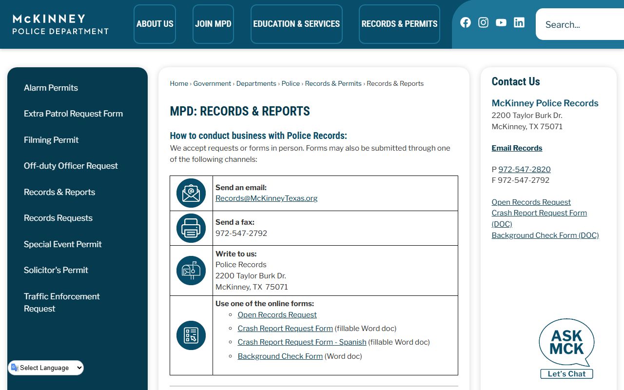 McKinney Jail Mugshots