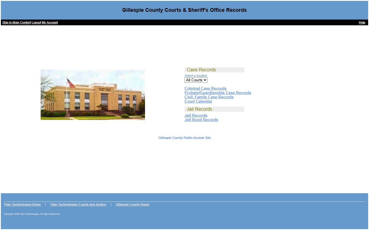 Gillespie County Jail Mugshots