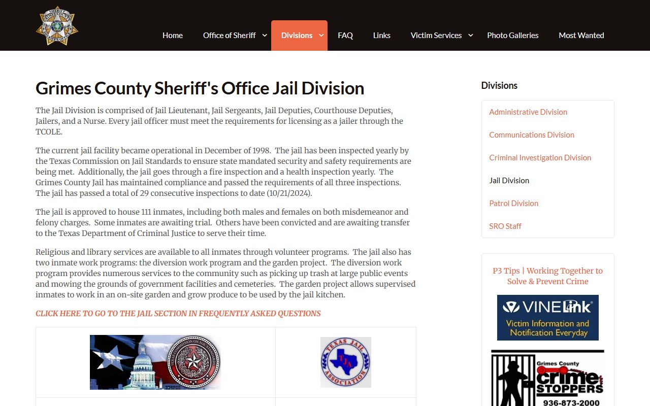 Grimes County Jail Mugshots