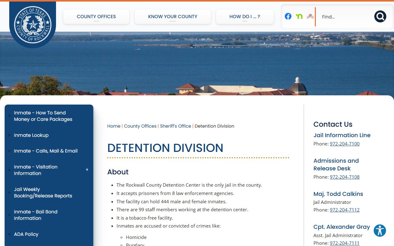 Rockwall County Jail Mugshots