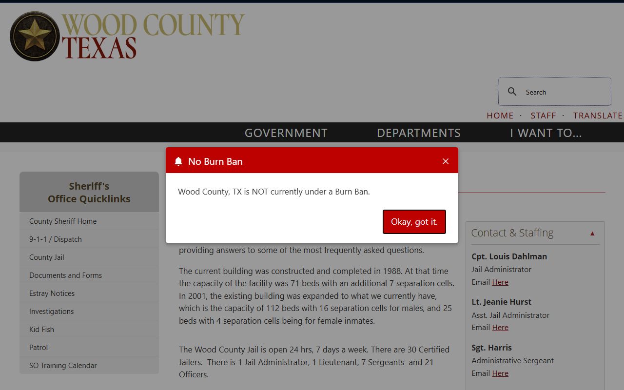 Wood County Jail Mugshots